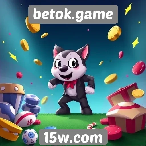 Variedade de jogos disponíveis em betok.game